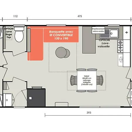 Mobil-home 6/8 Personnes, Camping 4 Etoiles * Saint-Brevin-les-Pins
